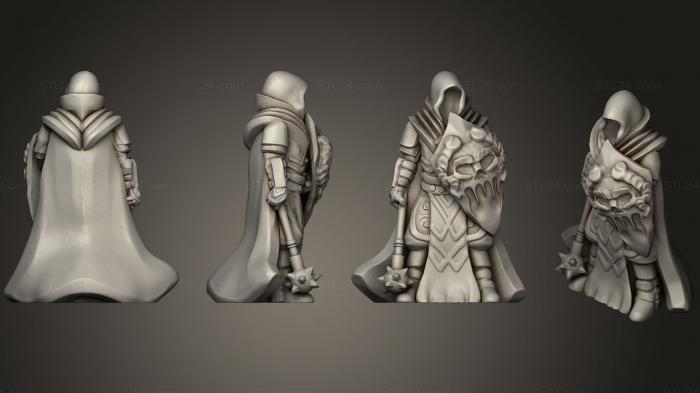 Figurines simple (Dark Cleric, STKPR_0321) 3D models for cnc